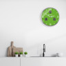 Часы настенные BRESSER MyTime io NX Thermo/Hygro, 30 см, зеленые 76461